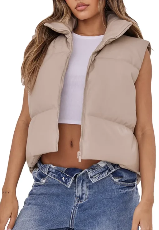 womens-truffle-faux-leather-puffer-vest