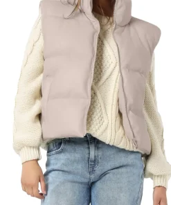 womens-whisper-pink-faux-leather-puffer-vest