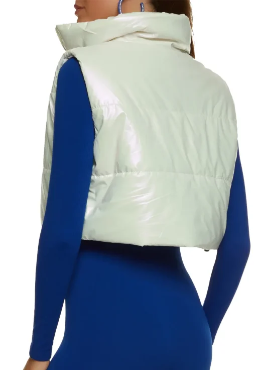 womens-zip-front-white-faux-leather-puffer-vest