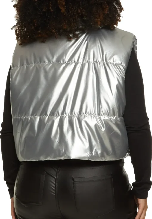 womens-zip-up-silver-faux-leather-puffer-vest