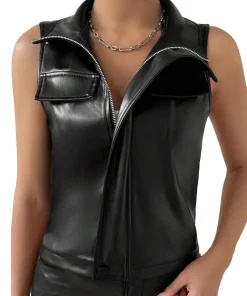 womens-zipper-front-black-faux-leather-vest