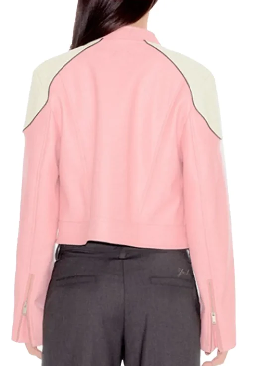 womens-casual-pink-faux-leather-biker-jacket
