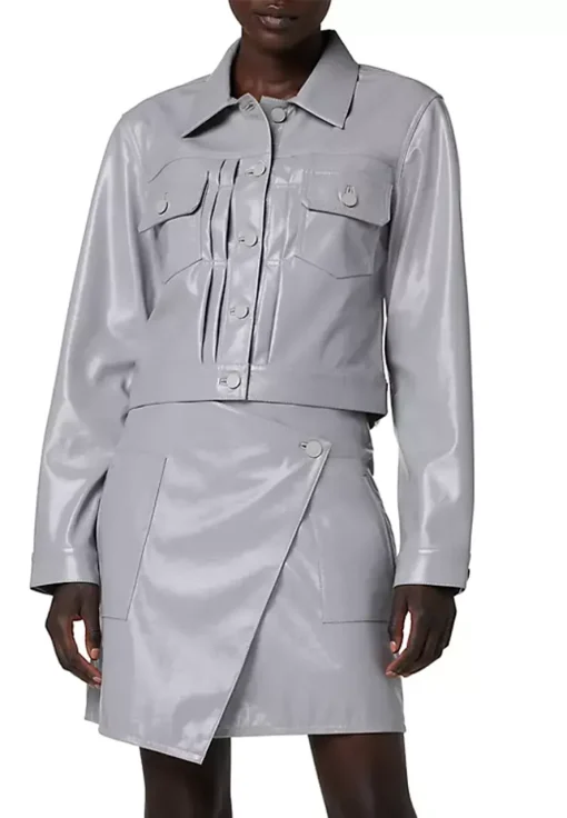 womens-ultimate-gray-faux-leather-trucker-jacket