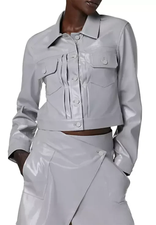 womens-ultimate-gray-faux-leather-trucker-jacket
