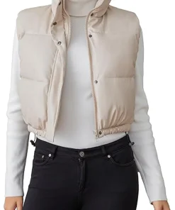 womens-antique-white-faux-leather-padded-down-vest