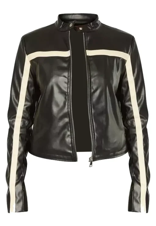 womens-black-faux-leather-contrast-panel-jacket
