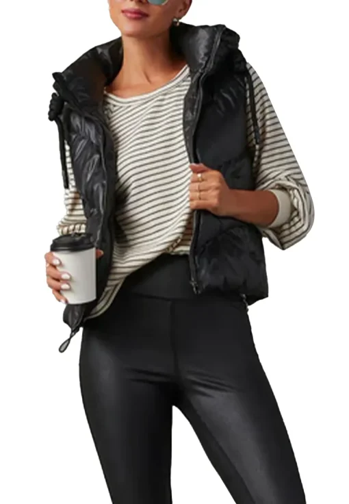 womens-black-faux-leather-hooded-puffer-vest