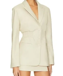 womens-cream-faux-leather-blazer