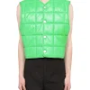 womens-green-quilted-faux-leather-vest