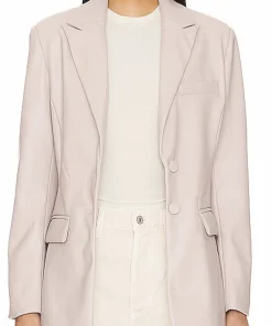 womens-lavender-faux-leather-blazer