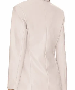 womens-lavender-faux-leather-blazer