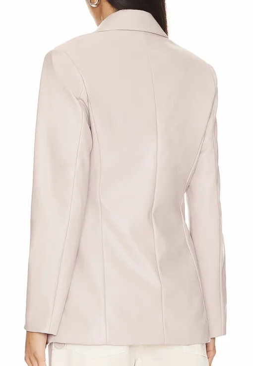 womens-lavender-faux-leather-blazer