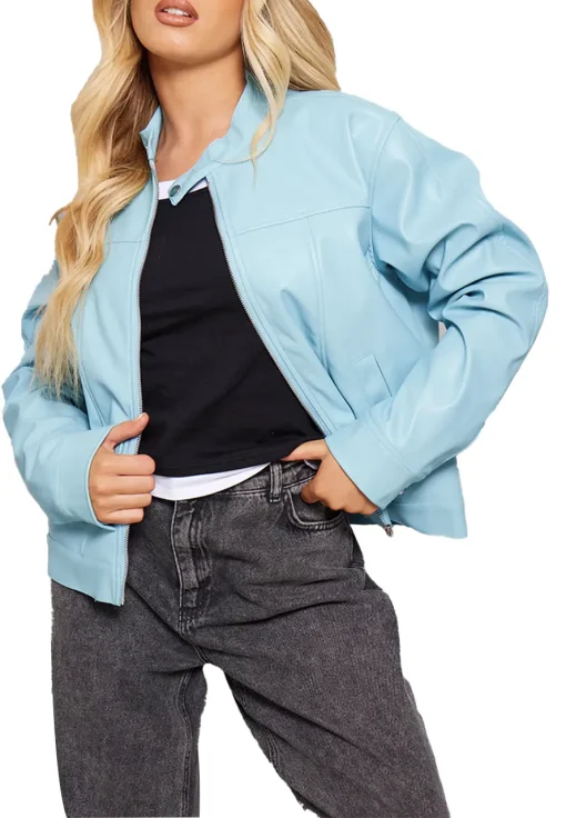 womens-light-blue-faux-leather-racer-jacket
