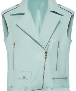 womens-light-blue-faux-leather-vest