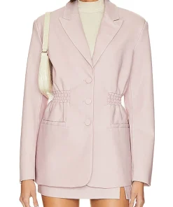 womens-light-orchid-faux-leather-blazer
