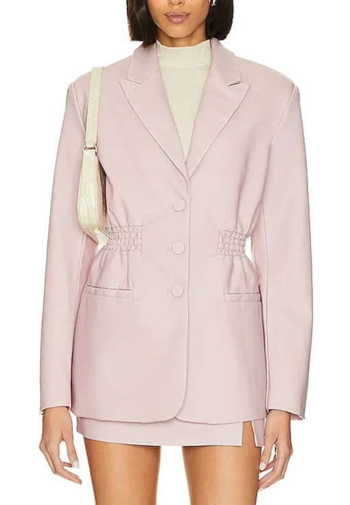womens-light-orchid-faux-leather-blazer