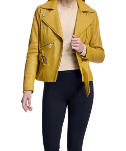 womens-mustard-faux-leather-moto-jacket