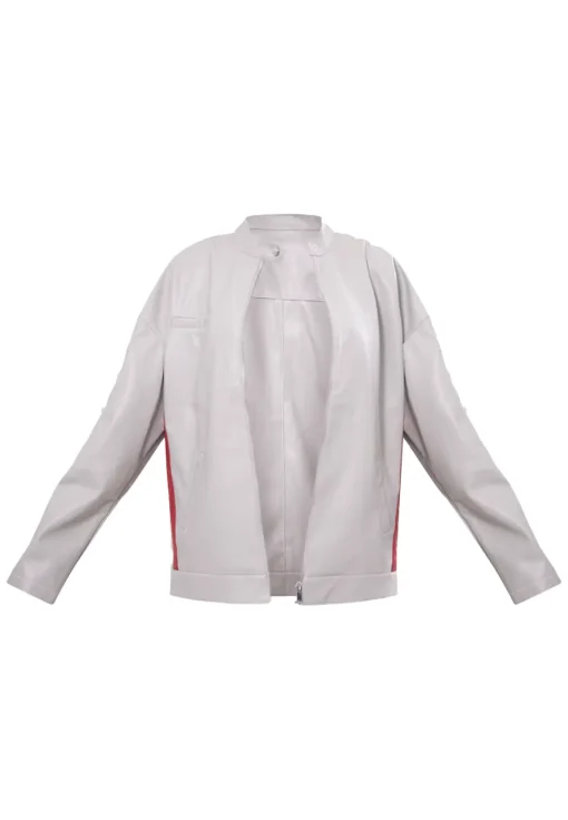womens-oversized-grey-faux-leather-side-stripe-jacket
