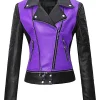 womens-purple-and-black-faux-leather-moto-jacket