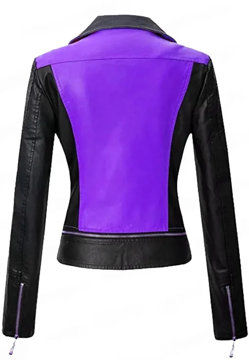 womens-purple-and-black-faux-leather-moto-jacket