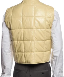 womens-quilted-light-yellow-faux-leather-vest