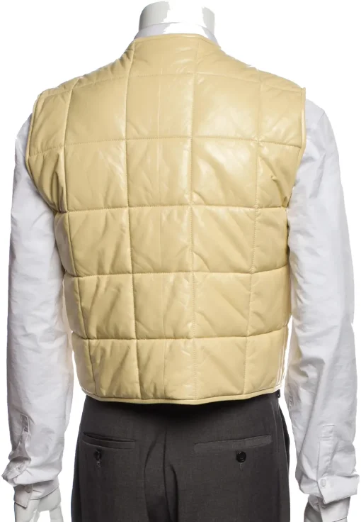 womens-quilted-light-yellow-faux-leather-vest