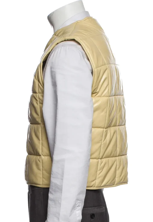 womens-quilted-light-yellow-faux-leather-vest