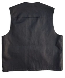 womens-signature-black-faux-leather-vest