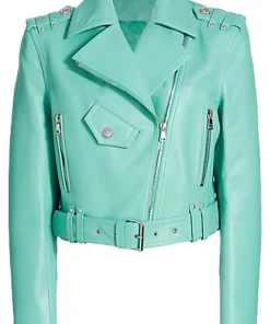 womens-turquoise-faux-belted-biker-jacket