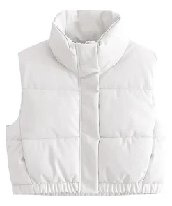 womens-white-faux-leather-padded-down-vest