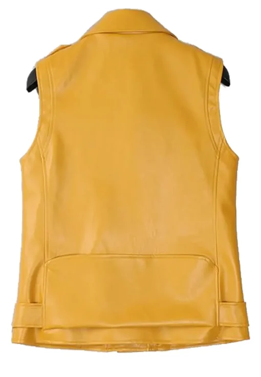 womens-yellow-faux-leather-belted-biker-vest