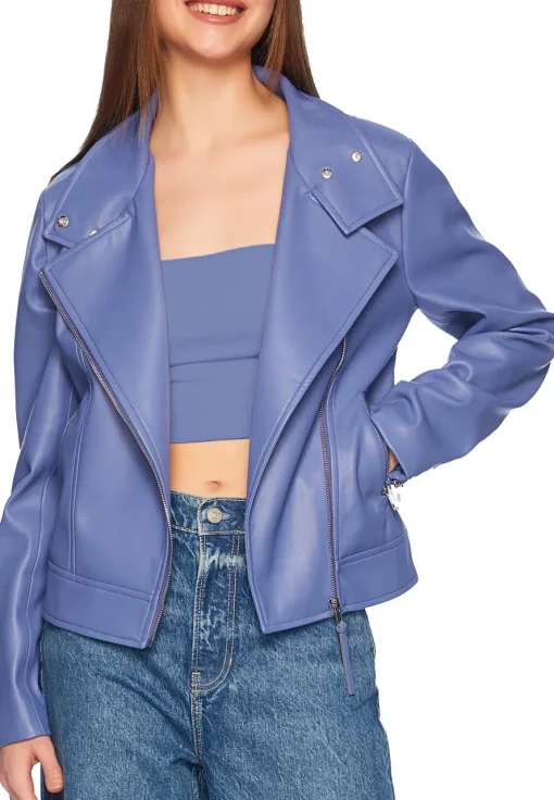 womens-blue-faux-leather-moto-jacket