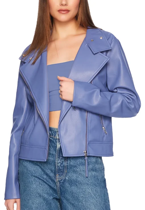 womens-blue-faux-leather-moto-jacket