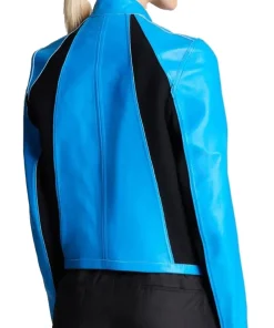 womens-blue-and-black-faux-leather-jacket