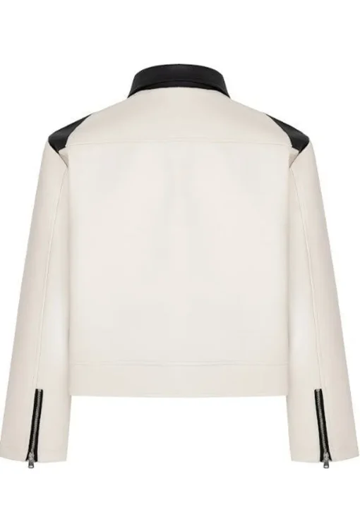 mens-beige-and-black-faux-leather-jacket