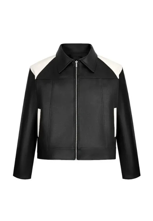 mens-black-and-white-faux-leather-ryder-jacket