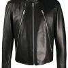 mens-black-biker-zipper-faux-leather-jacket