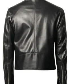 mens-black-biker-zipper-faux-leather-jacket