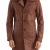 mens-brown-faux-leather-coat