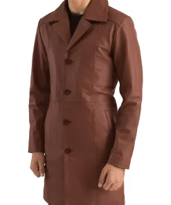 Men's Brown Faux Leather Coat 7 mens-brown-faux-leather-coat