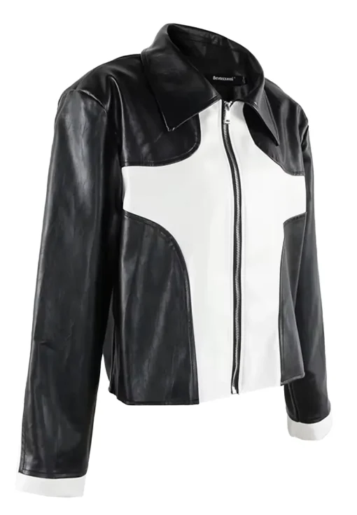 mens-contrast-black-faux-leather-racer-jacket