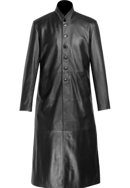 mens-faux-leather-black-long-coat