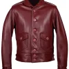 mens-maroon-faux-leather-jacket