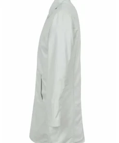 mens-white-faux-leather-trench-coat