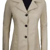 womens-beige-faux-leather-blazer
