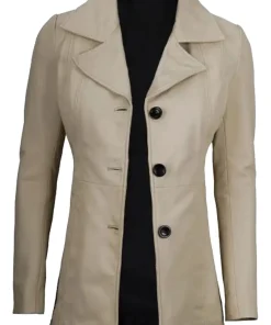 womens-beige-faux-leather-blazer