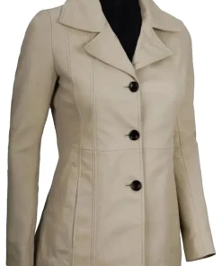 womens-beige-faux-leather-blazer