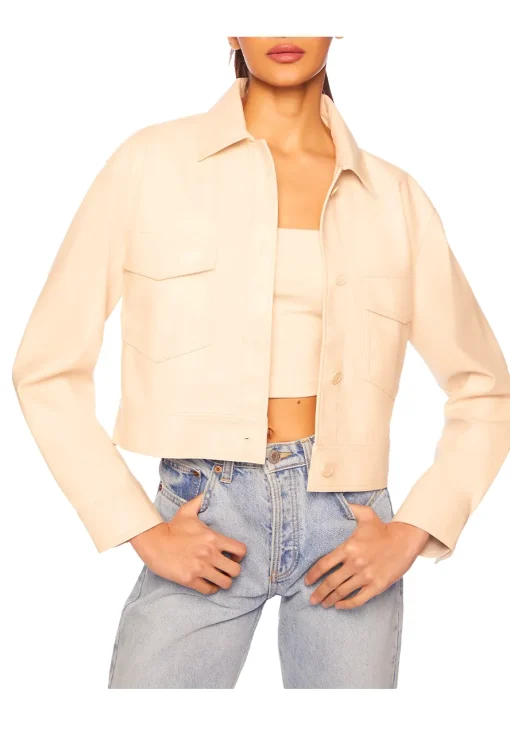 womens-beige-faux-leather-crop-cargo-jacket