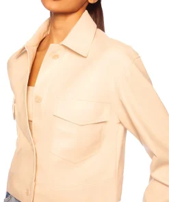 womens-beige-faux-leather-crop-cargo-jacket
