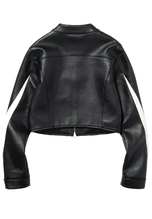 womens-black-and-white-faux-leather-jacket